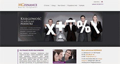 Desktop Screenshot of mgfinance.pl